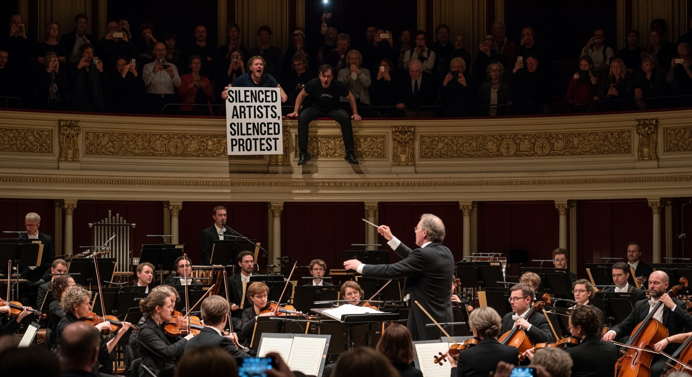 墨爾本交響樂團倫敦演出遭親巴勒斯坦抗議者中斷