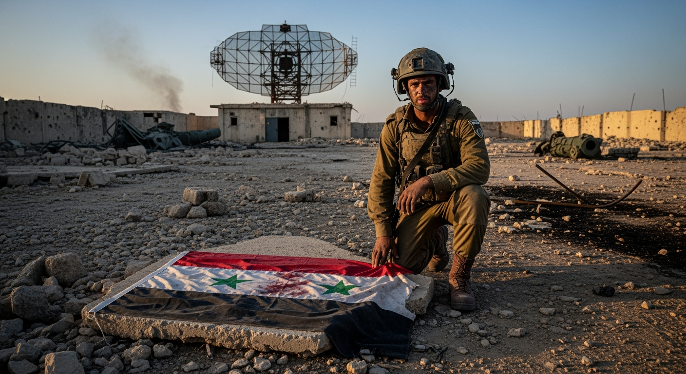 以軍突襲敘利亞首都附近的一處前防空基地