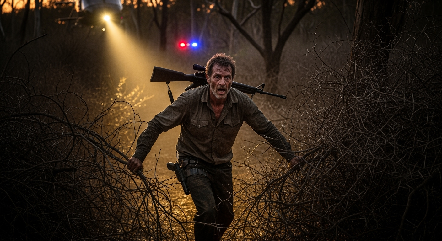 涉嫌殺害兩警之「危險」嫌犯獨自逃入叢林，據信「火力強大」——事件實錄