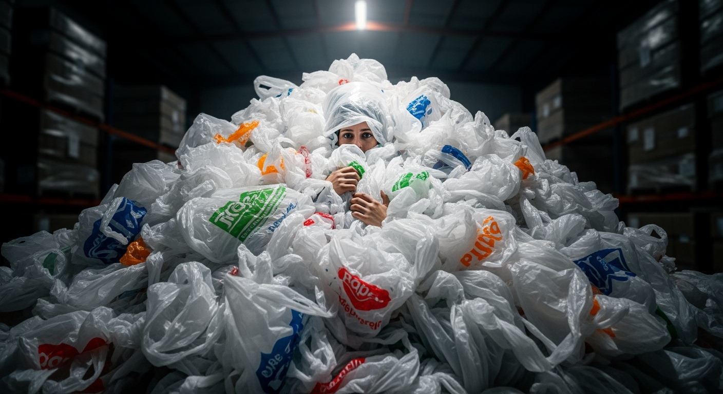 一次性塑膠袋銷售總量首度回升，Ocado 表現最差