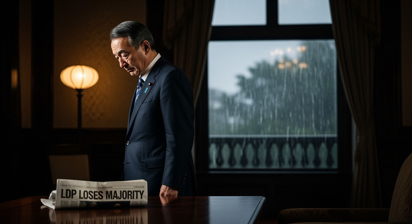 國會選舉慘敗衝擊,日本首相石破茂擬引咎辭職。