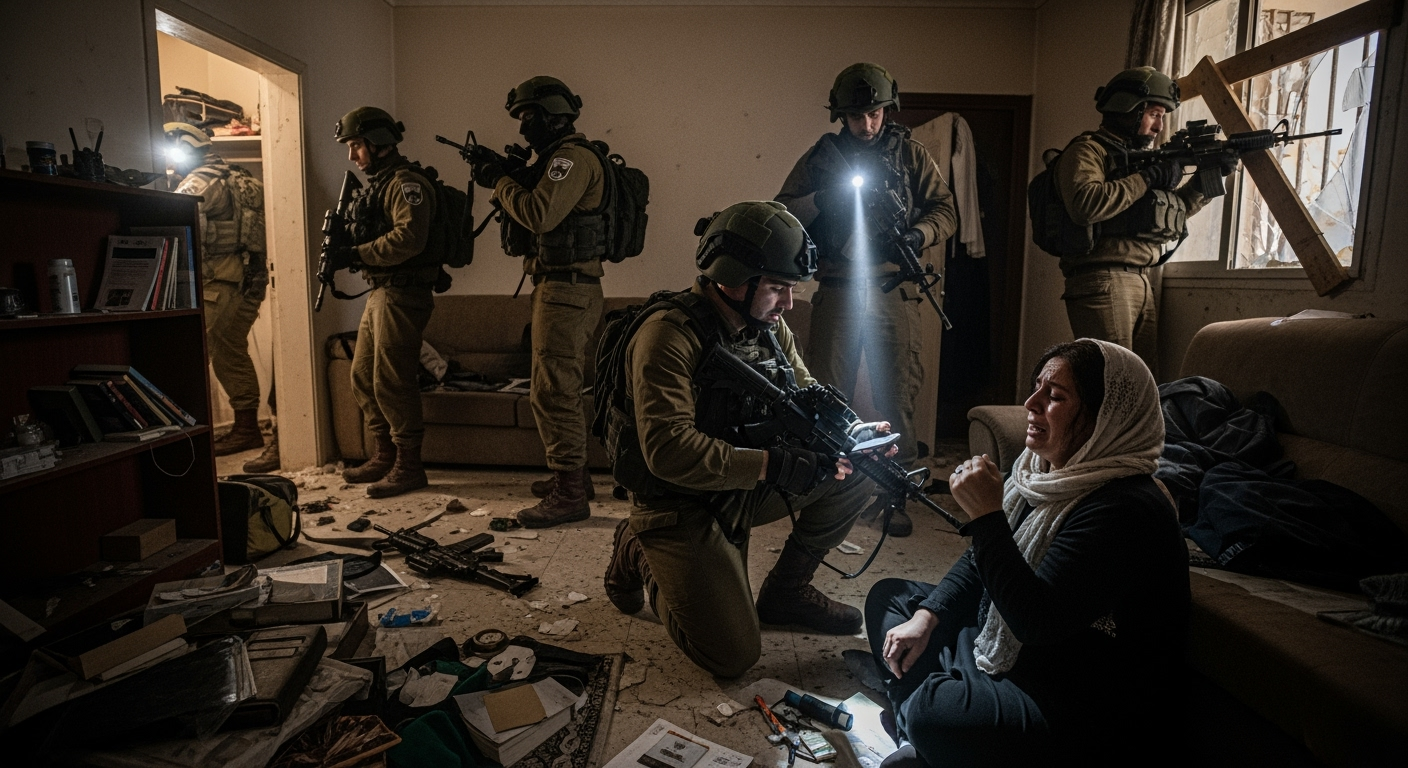 奧斯卡得獎巴勒斯坦人稱約旦河西岸住家遭以軍突襲