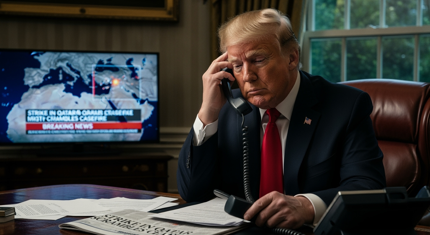 以色列襲擊卡達 打亂川普停火計畫