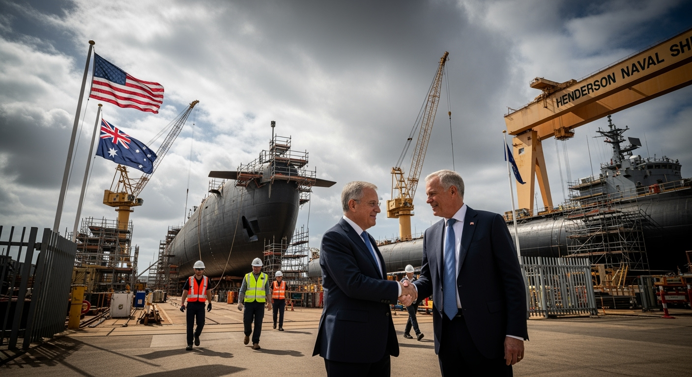 工黨承諾百億資金 認西澳造船廠將供美軍維修潛艦:「這是為他們蓋的設施」
