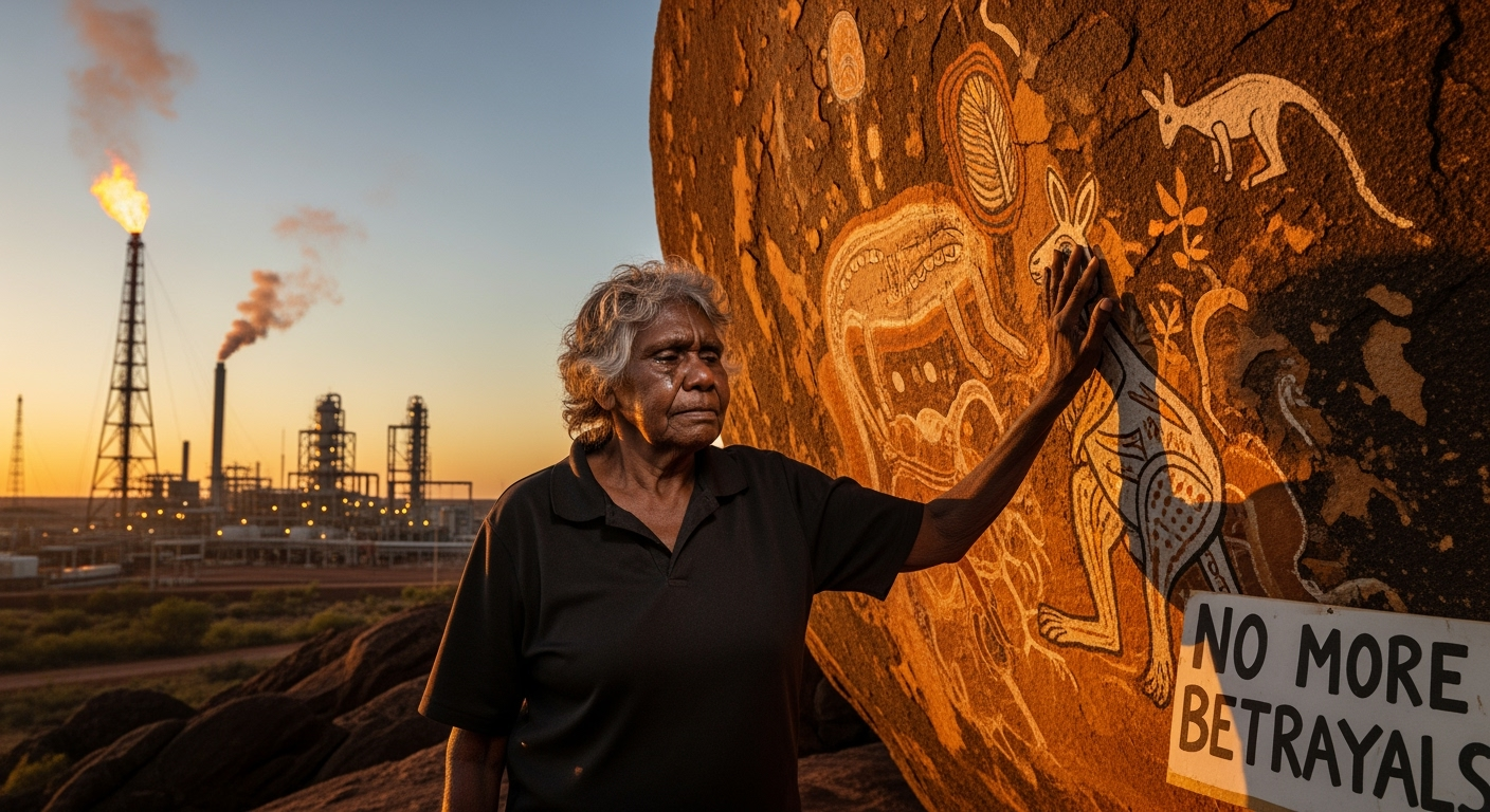 澳洲最大天然氣項目獲准營運至 2070 年,原住民岩畫僅獲「部分」保護