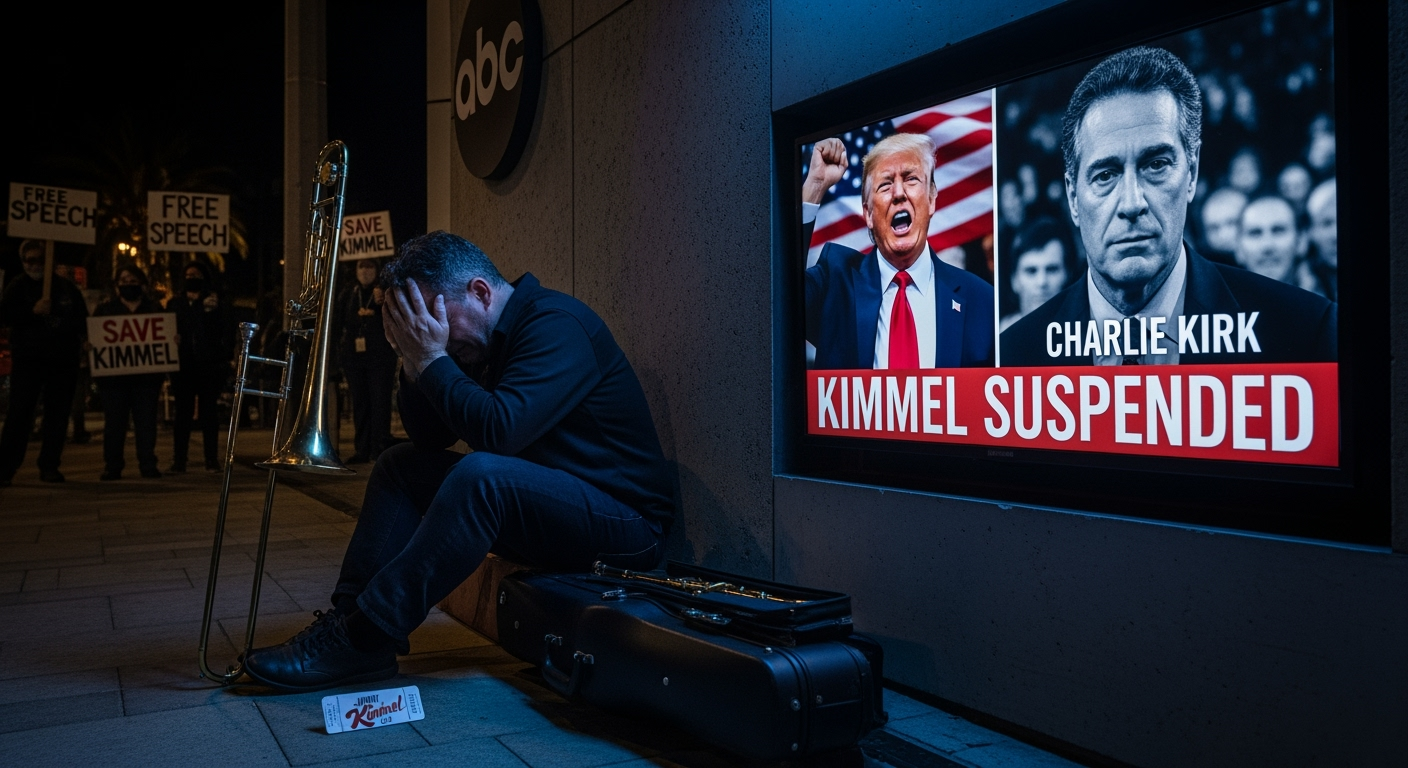 川普慶祝吉米·金摩遭停職,部分電視台以查理·柯克致敬節目取代該秀——美國政治現場