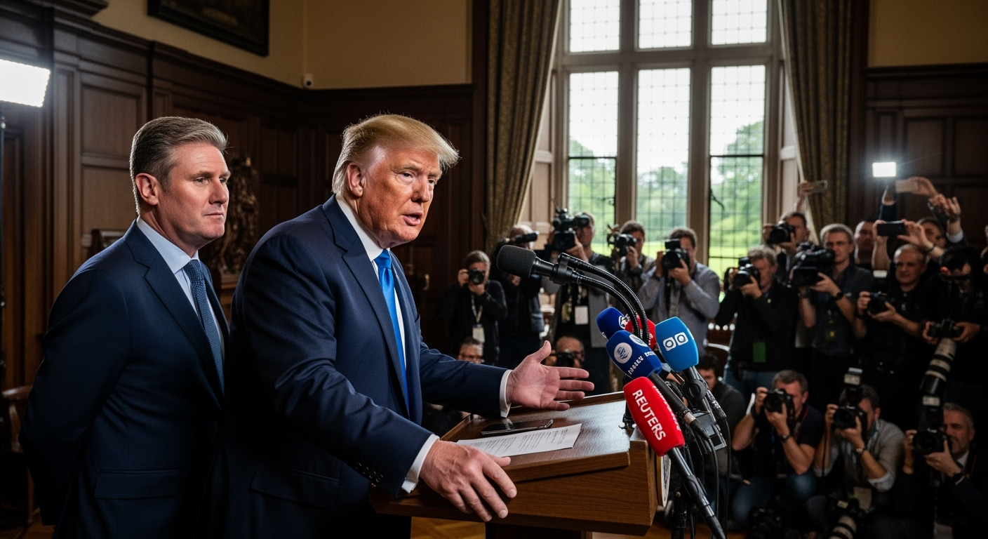 普丁、加薩、關稅與曼德森——川普與施凱爾記者會的關鍵細節