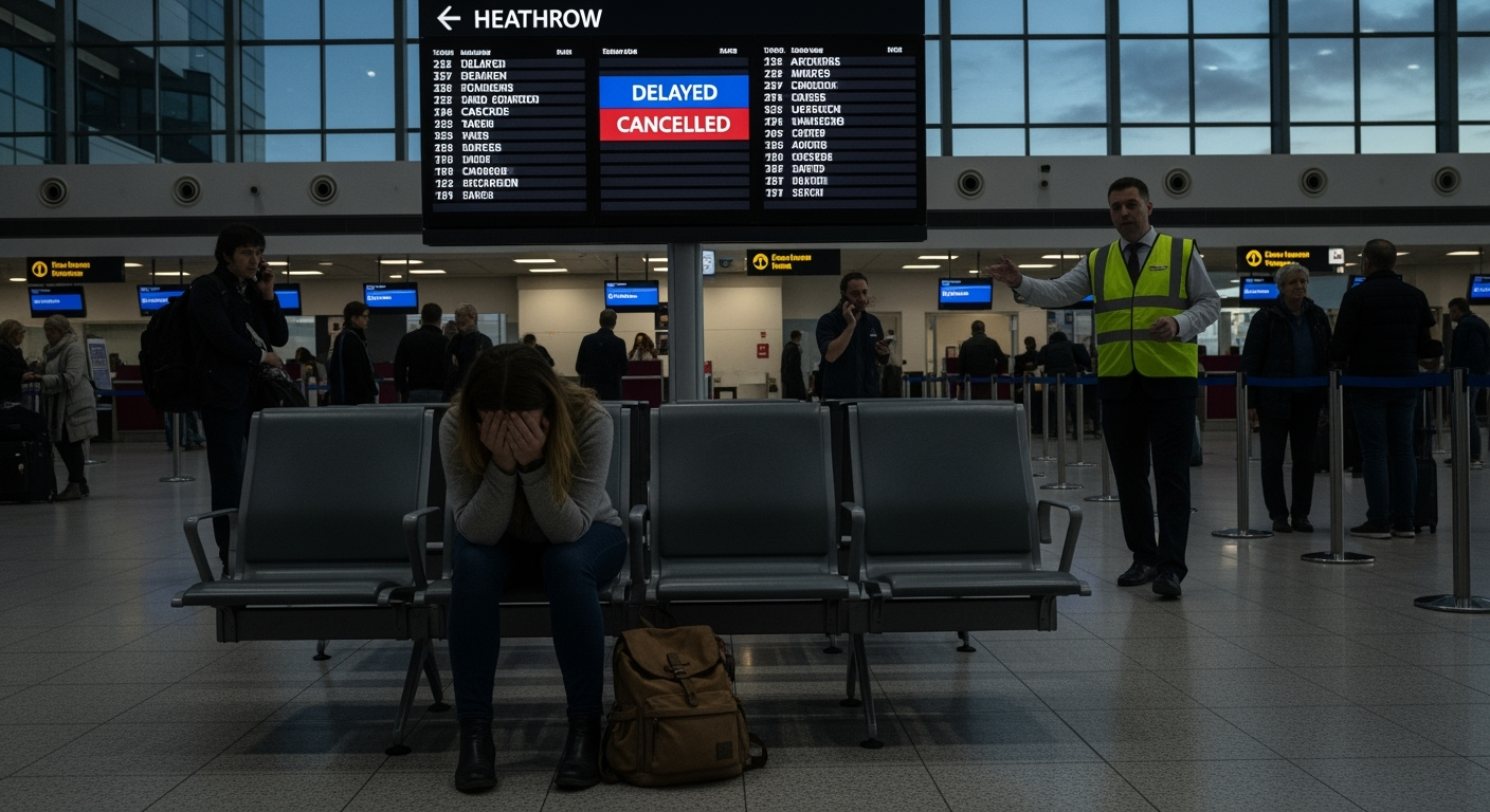 網攻襲擊歐洲多座機場,希斯洛航班面臨延誤與取消