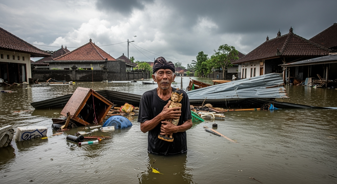 峇里島對抗十多年來最嚴重洪水