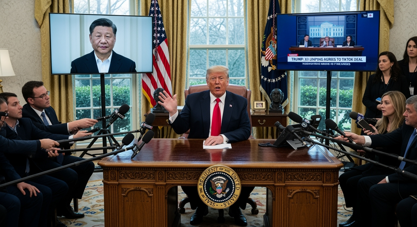 川普稱習近平已同意批准 TikTok 交易案,但細節未明