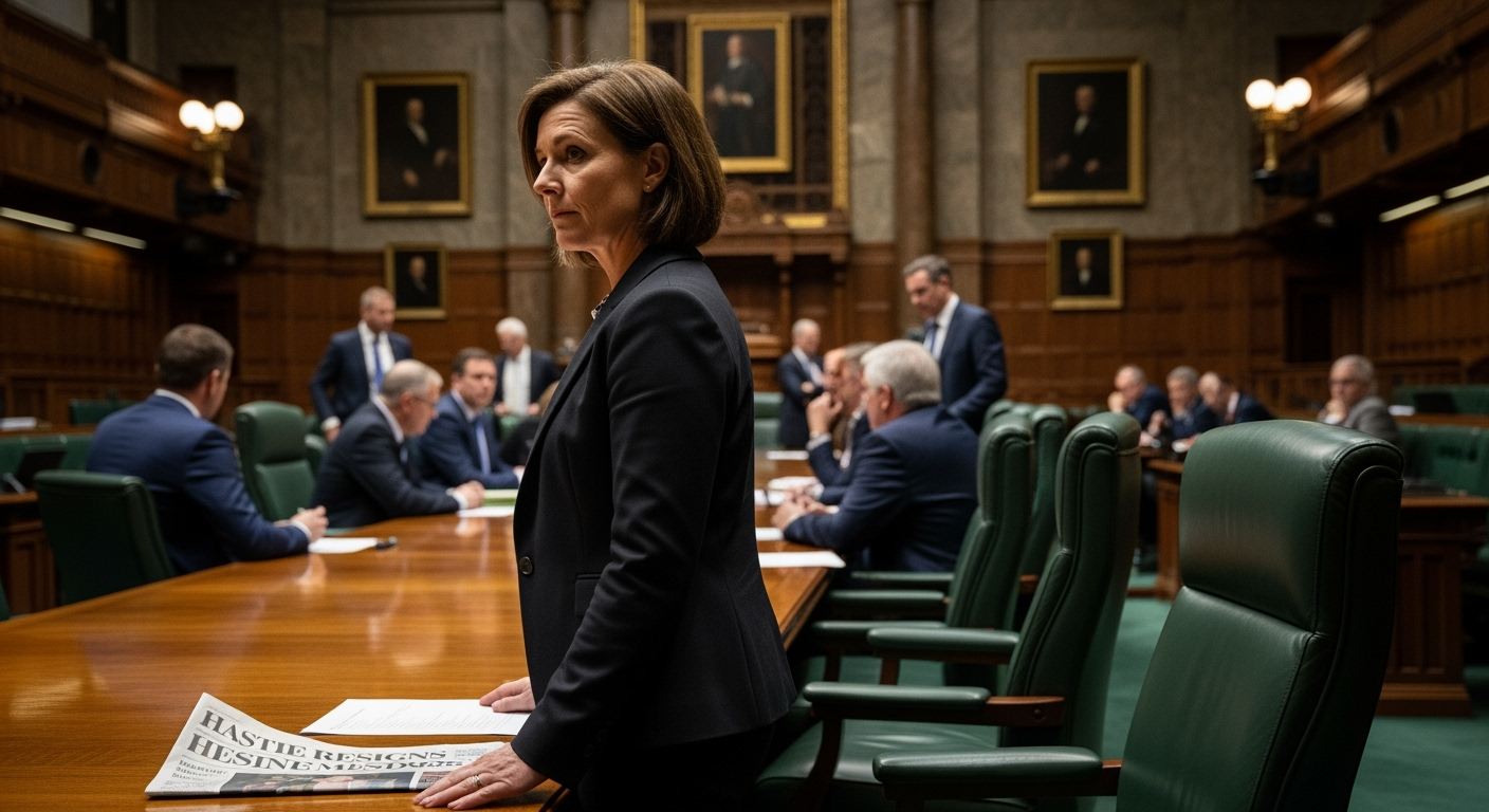 澳洲自由黨議員警告，哈斯蒂辭職後，蘇珊·雷面臨更強硬的保守派後座議員挑戰。