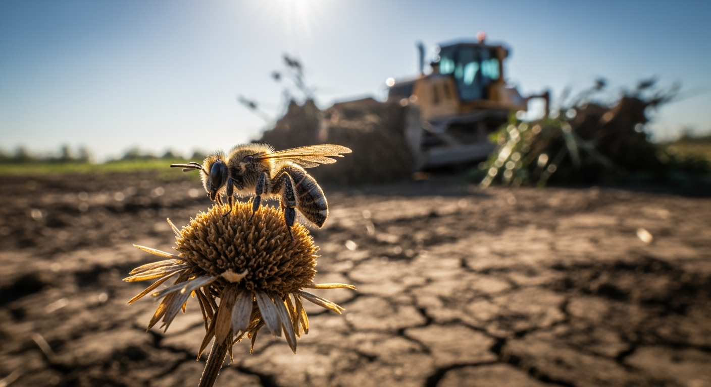 歐洲面臨滅絕風險的野生蜜蜂物種數量在10年內翻了一倍。