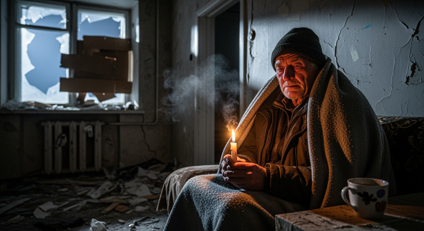 俄軍攻擊導致烏克蘭多座城市陷入寒冷與黑暗。