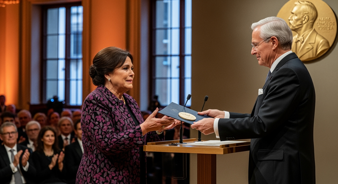 2025 諾貝爾和平獎——馬查多因推動委內瑞拉民主權利而獲獎(不斷更新)