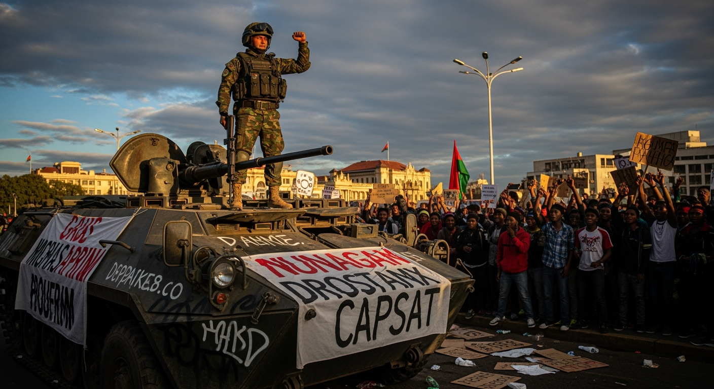 馬達加斯加總統稱軍方正在進行非法奪權