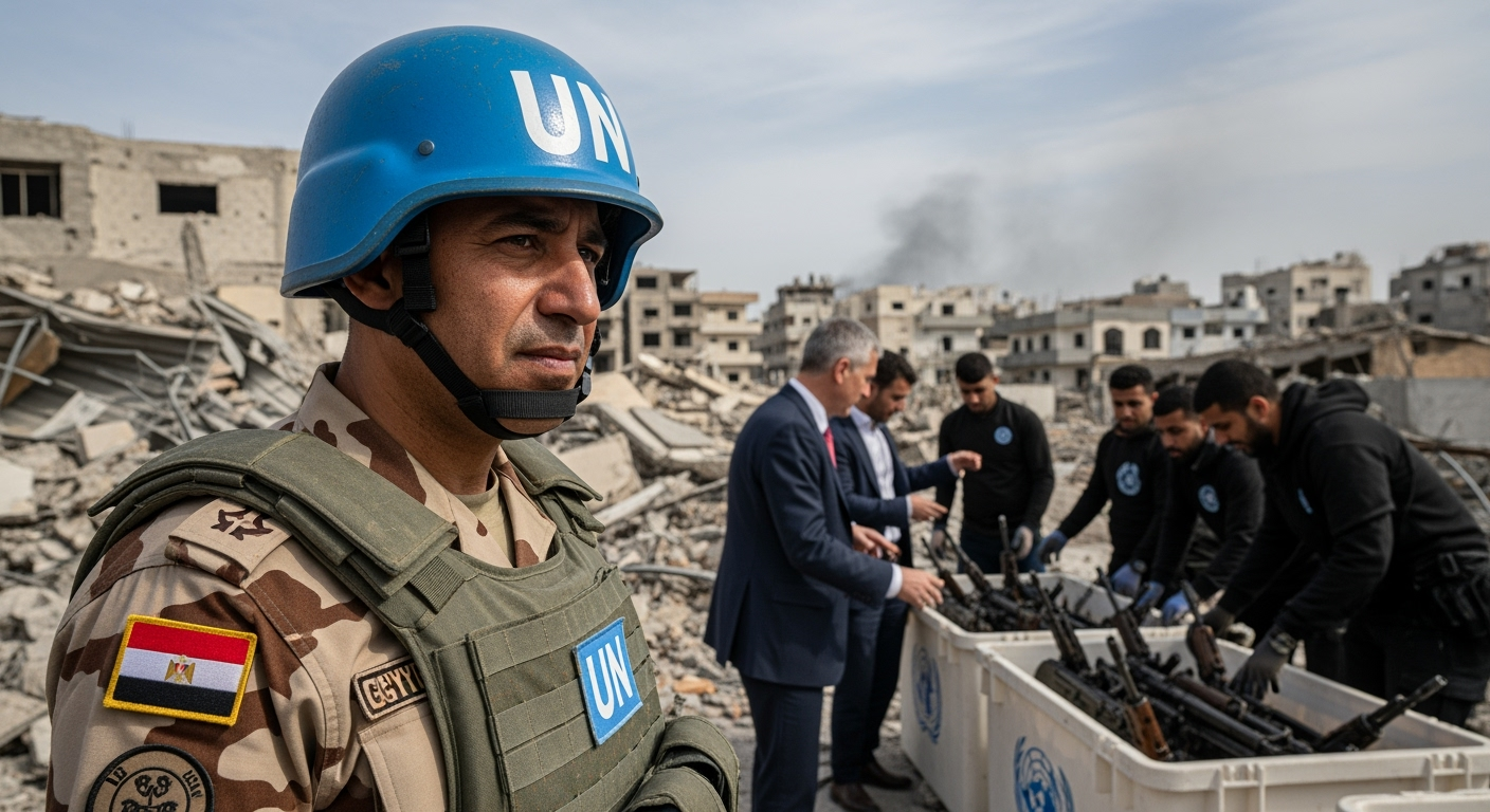 外交官稱,預計埃及將領導加薩的全球維和部隊