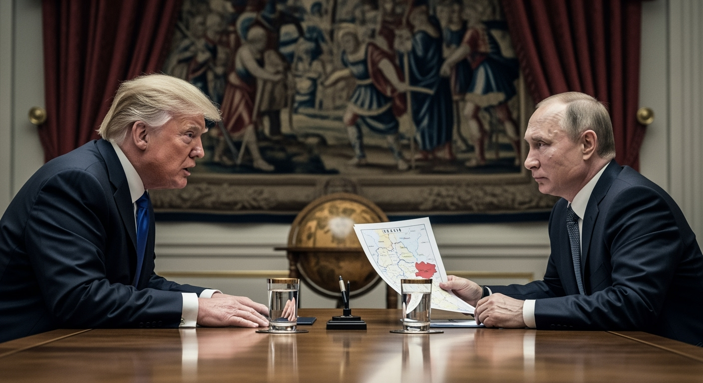 普丁在與川普通話時要求烏克蘭割讓關鍵領土