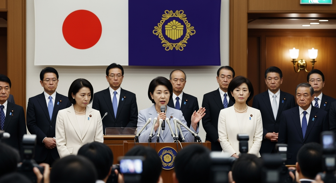 高市早苗成為日本首位女首相後，內閣僅任命兩名女性