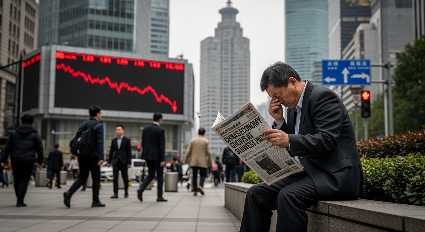 貿易戰衝擊浮現，中國經濟成長創一年來最慢增速