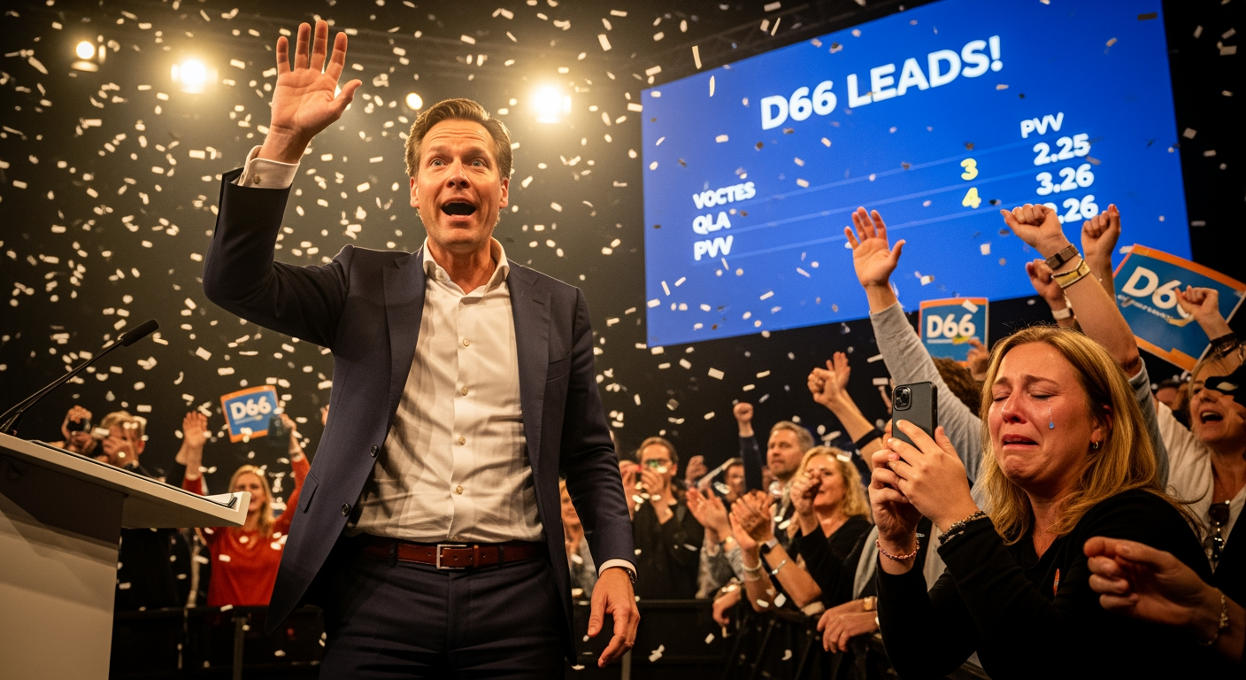 荷蘭中間派 D66 黨得票重回領先，險勝極右翼 PVV 黨——事件始末