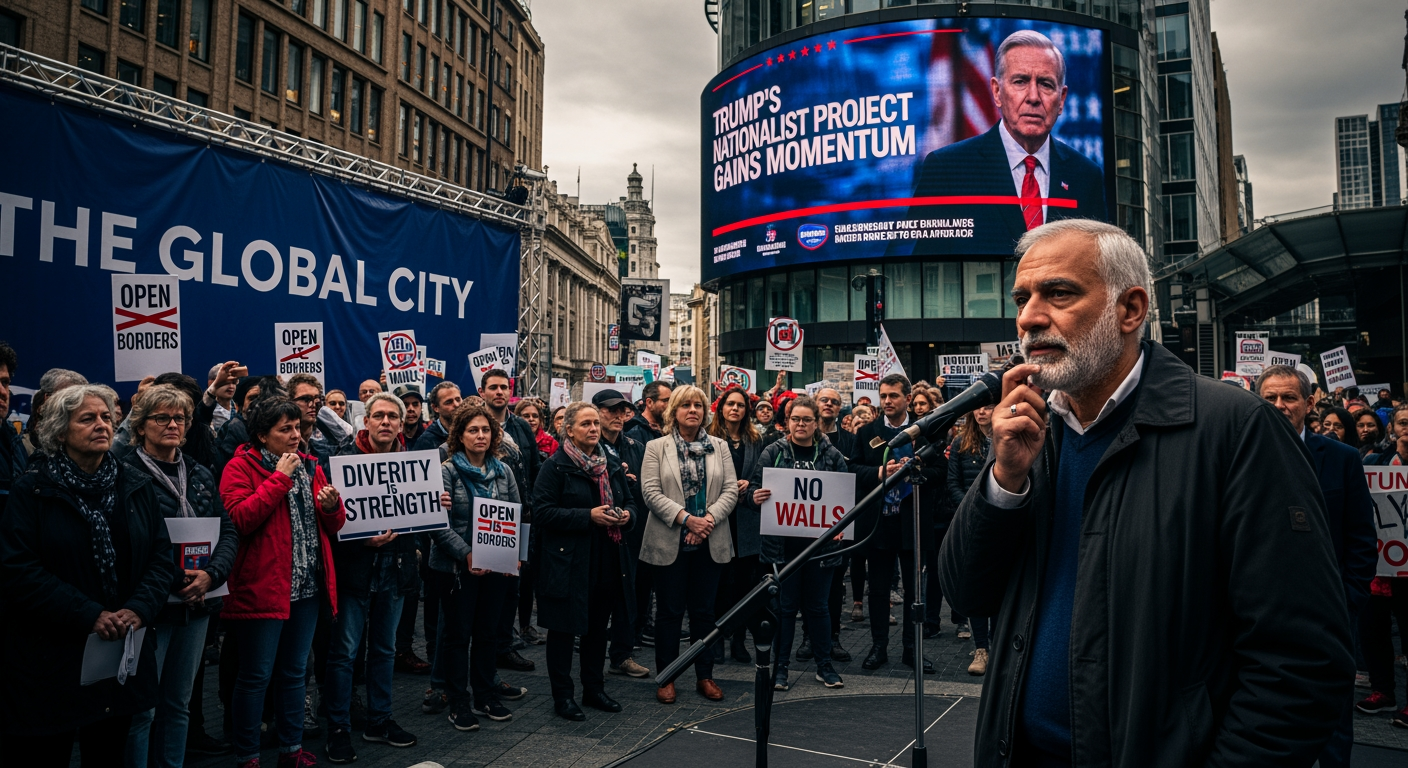 馬姆達尼的全球城市理念與川普的民族主義計畫發生衝突