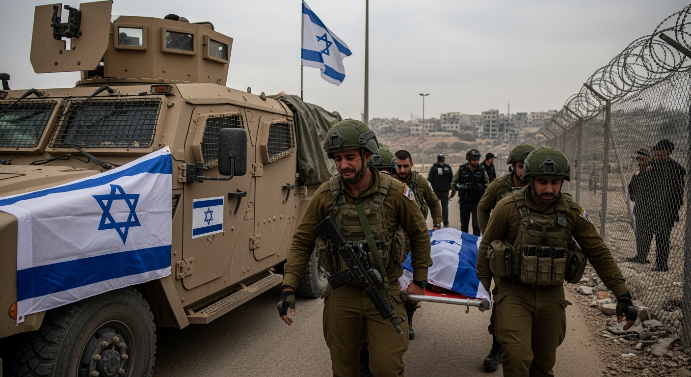 作為加薩停火協議的一部分，以色列與哈瑪斯移交遺體