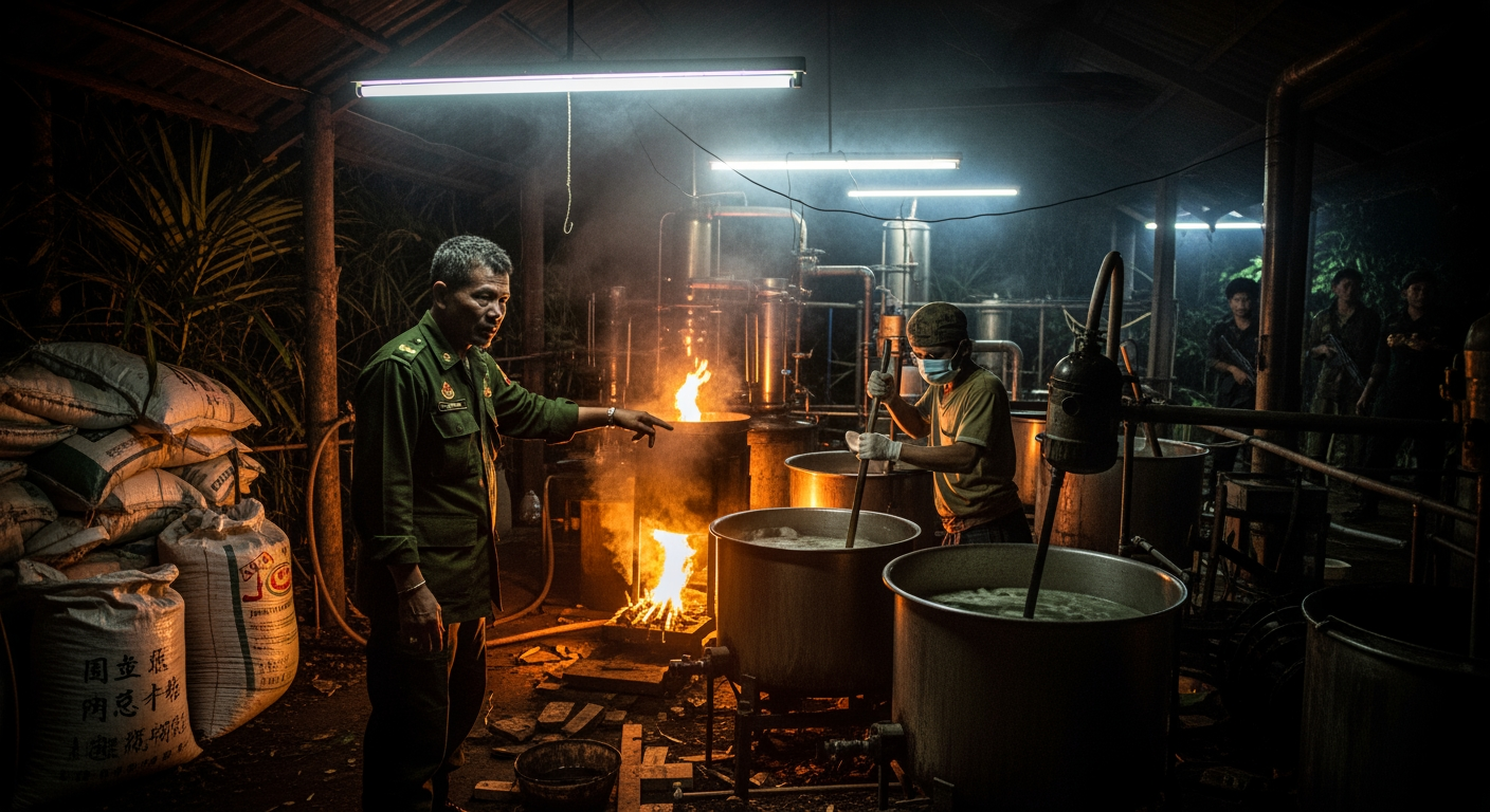 中國的化學品出口是席捲亞洲的冰毒「海嘯」背後推手