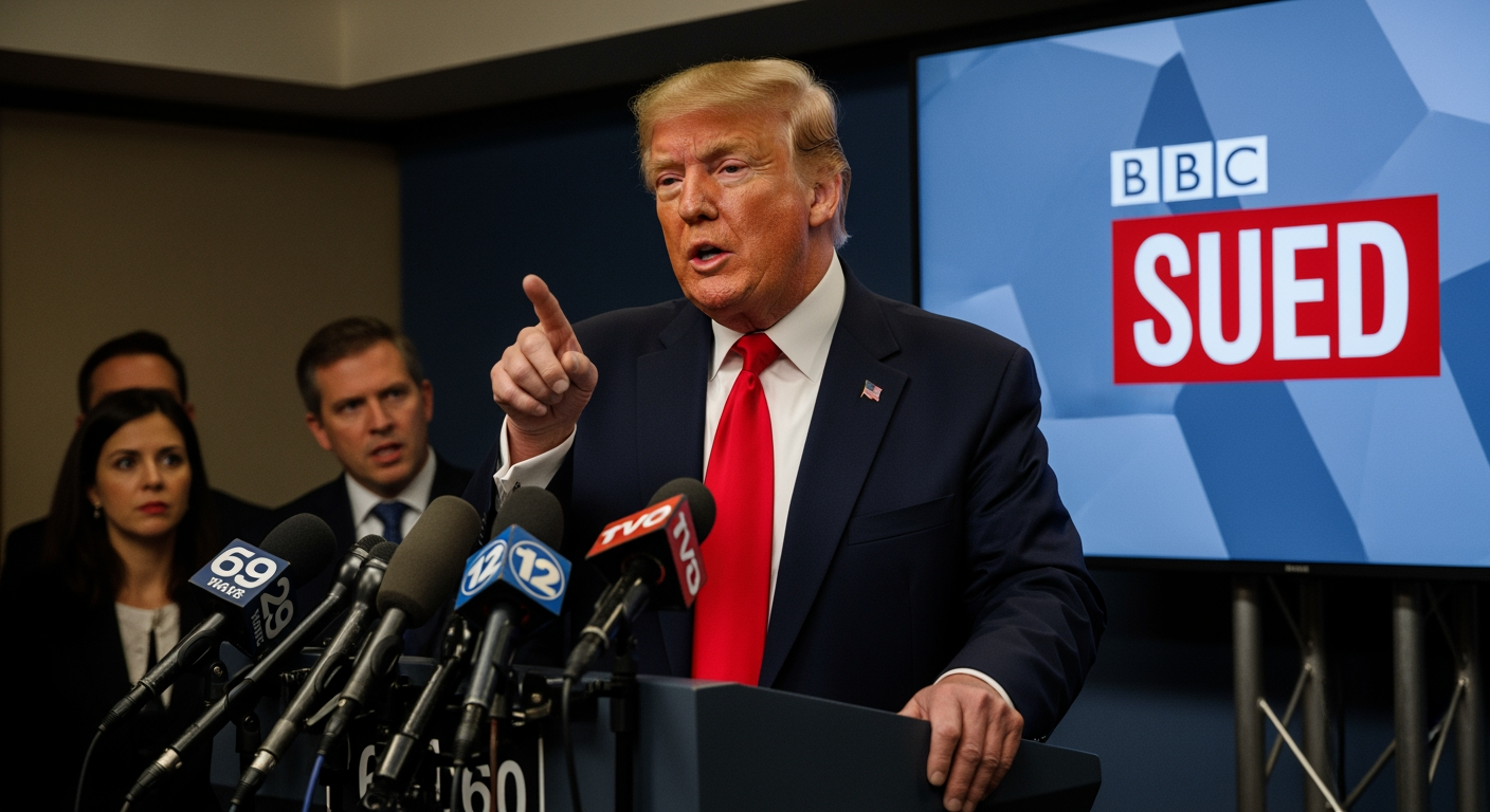 川普表示儘管 BBC 已致歉，他仍將對其採取法律行動