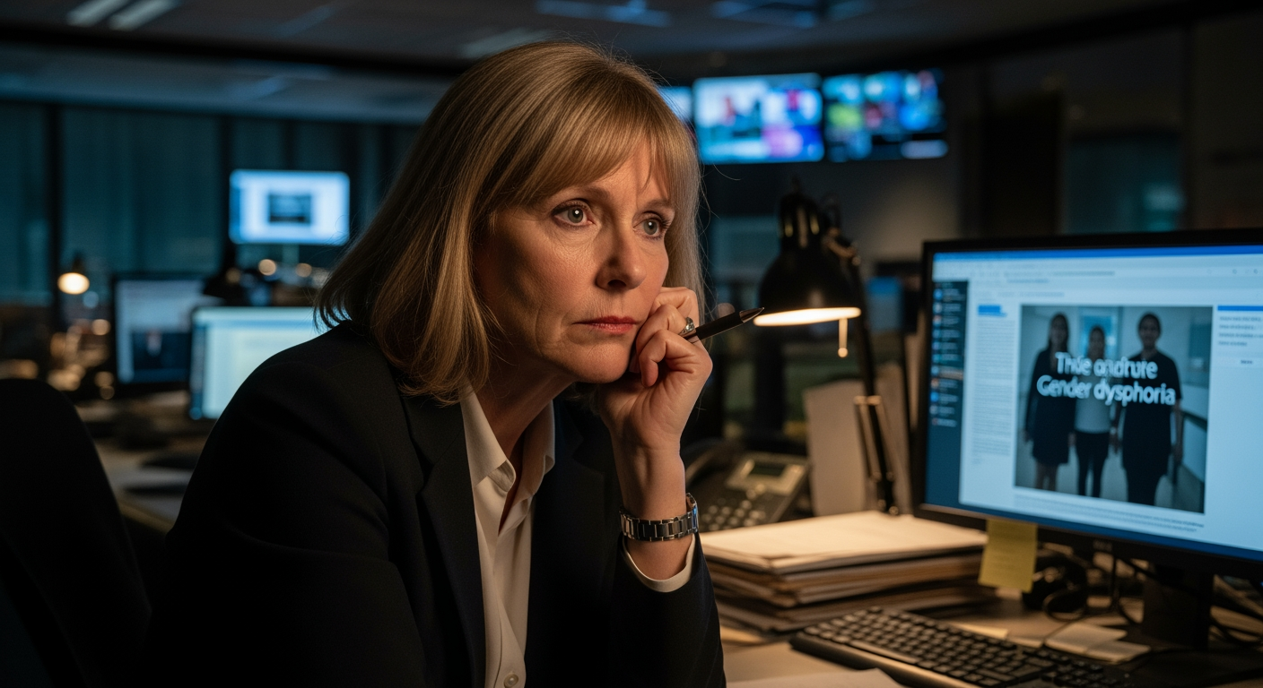 報導性別不安議題的 BBC 記者質疑「系統性偏見」的說法