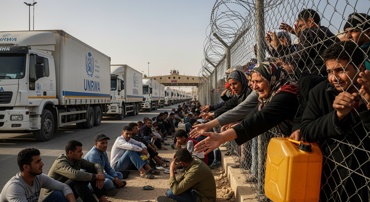 聯合國近東救濟工程處官員表示，以色列限制加薩援助違反國際法
