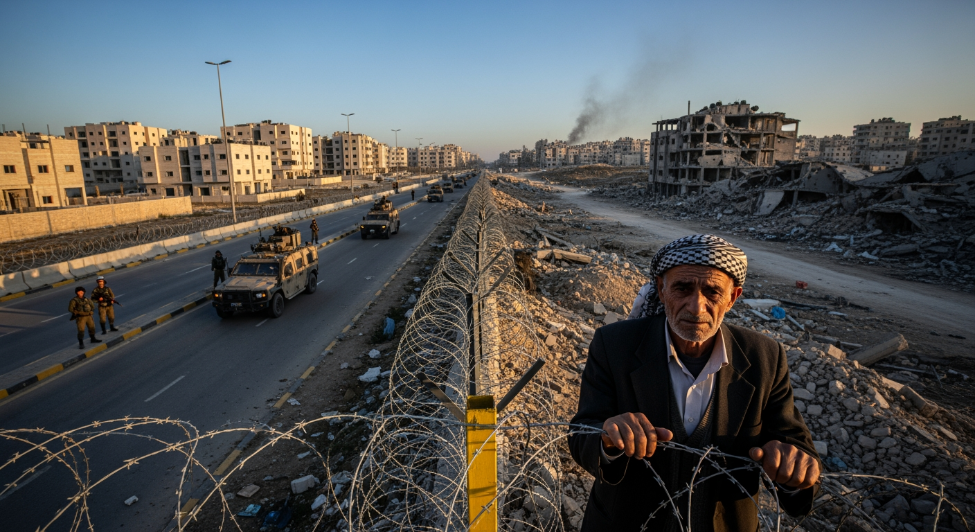 美軍正為分裂的加薩制定計畫，設立由國際部隊與以色列軍隊維護安全的「綠區」