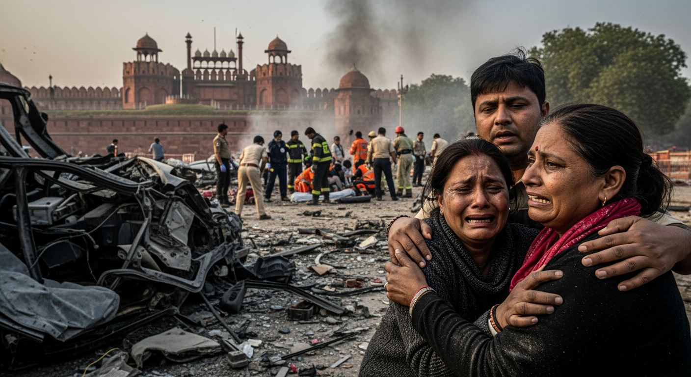印度證實致命的德里汽車爆炸案正被視為恐怖攻擊事件處理