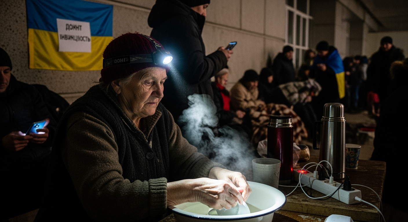 「他們想把我們凍死」——烏克蘭人苦撐對抗俄羅斯對電網的猛攻