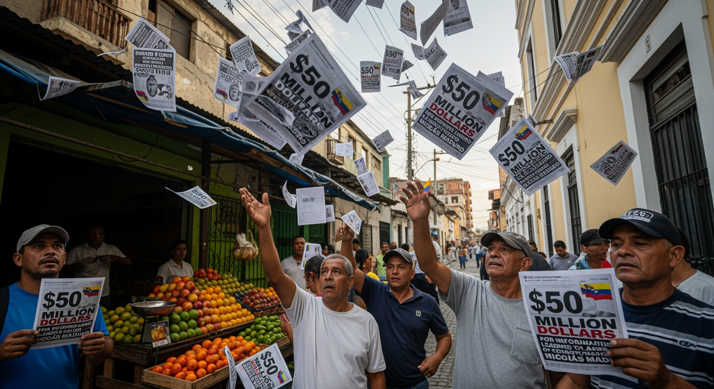 白宮考慮在馬杜洛生日當天空投傳單施壓