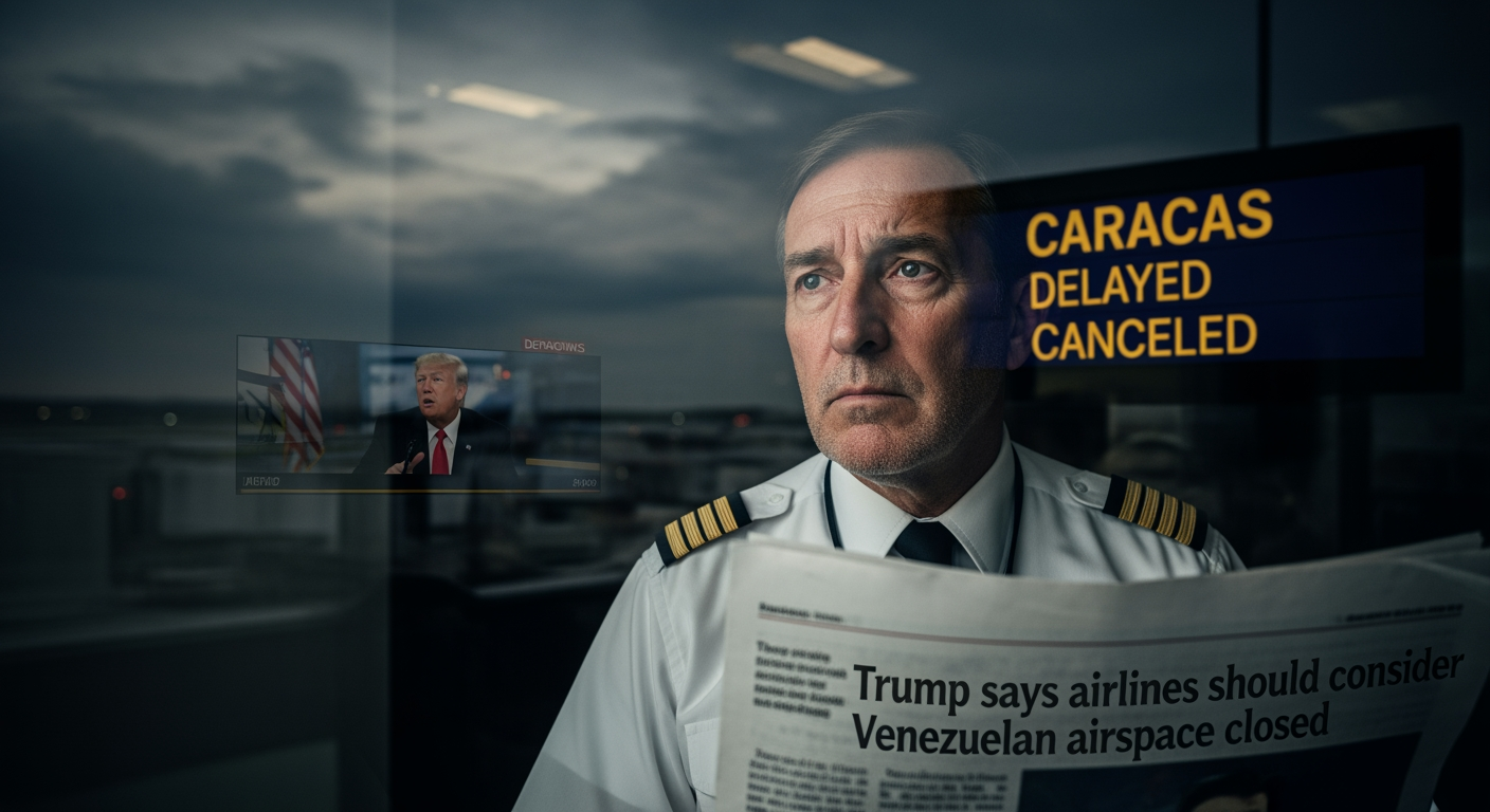 川普稱航空公司應視委內瑞拉領空為關閉狀態
