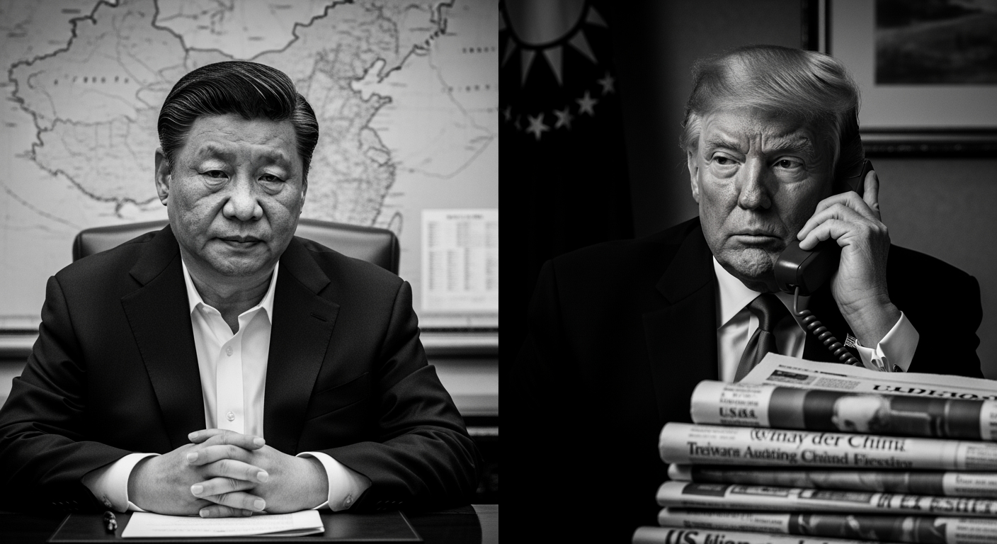 中國國家主席習近平在與唐納·川普的通話中提及台灣的未來