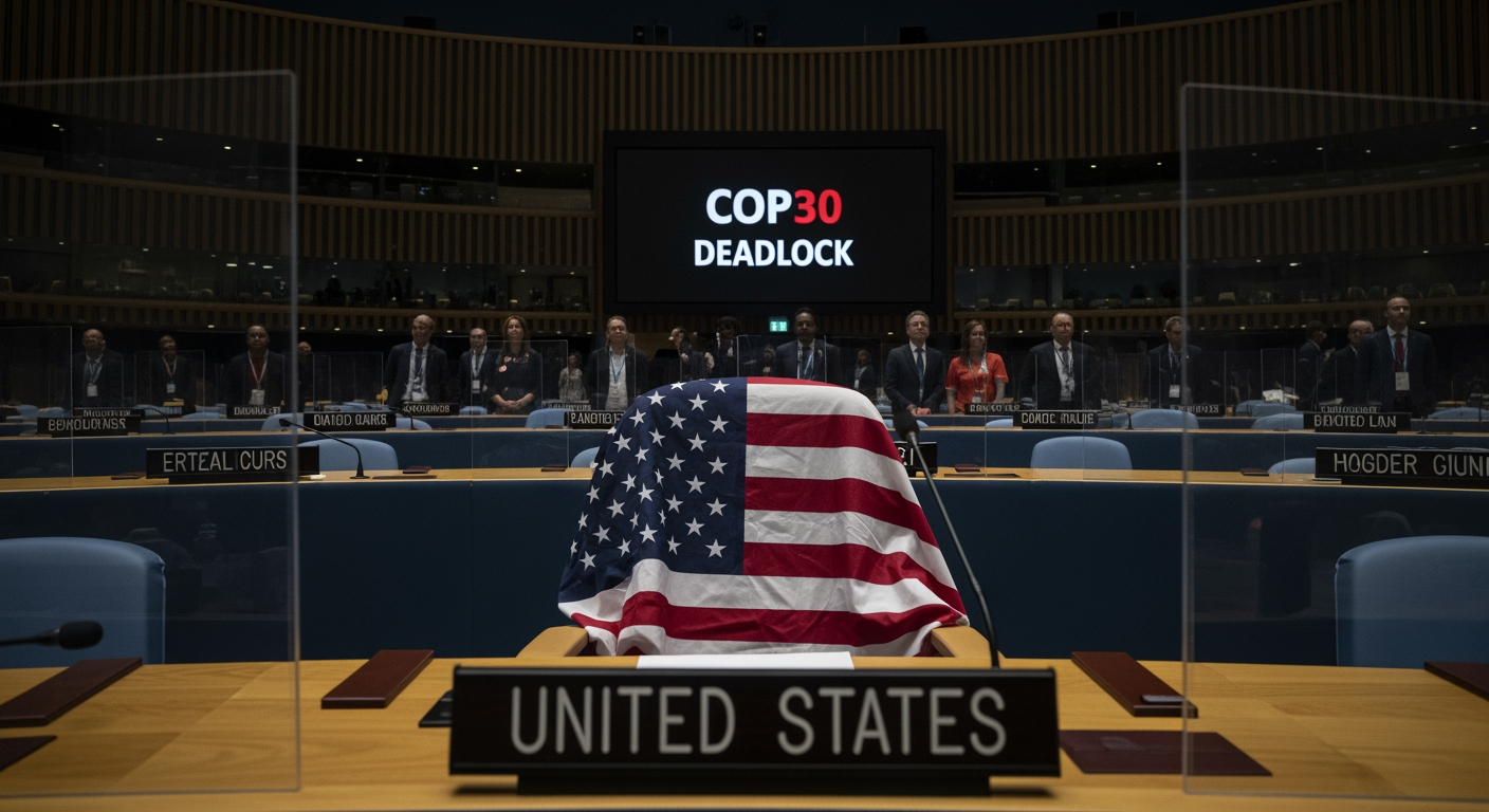 COP30 氣候峰會慘澹收場，美、俄、沙烏地阿拉伯組成「阻礙軸心」