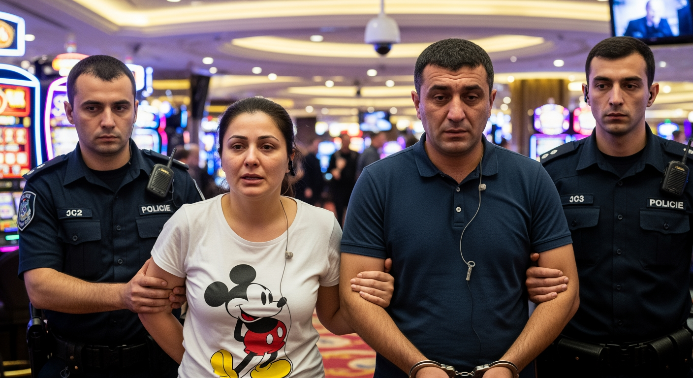 一對哈薩克夫婦涉嫌利用針孔攝影機與耳機，在雪梨皇冠賭場贏走 118 萬美元