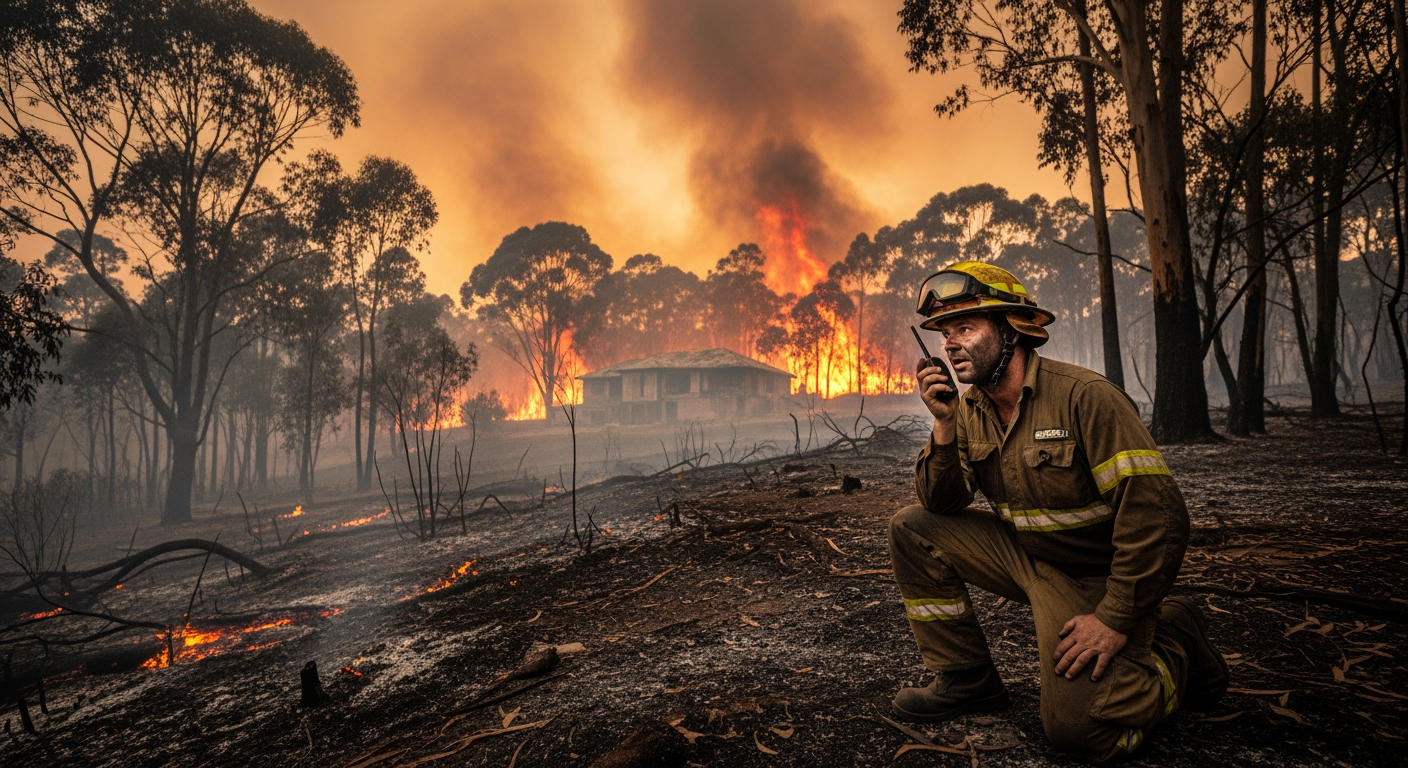 熱浪襲擊下,雪梨創下近兩年最高溫紀錄,同時塔斯馬尼亞叢林大火威脅民宅