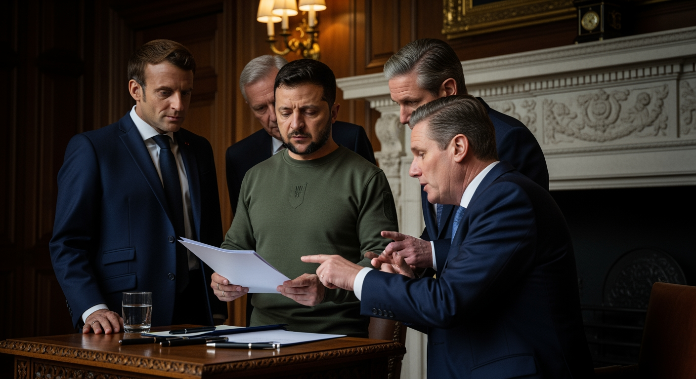 澤倫斯基將於唐寧街會晤施凱爾,討論美國起草的和平協議