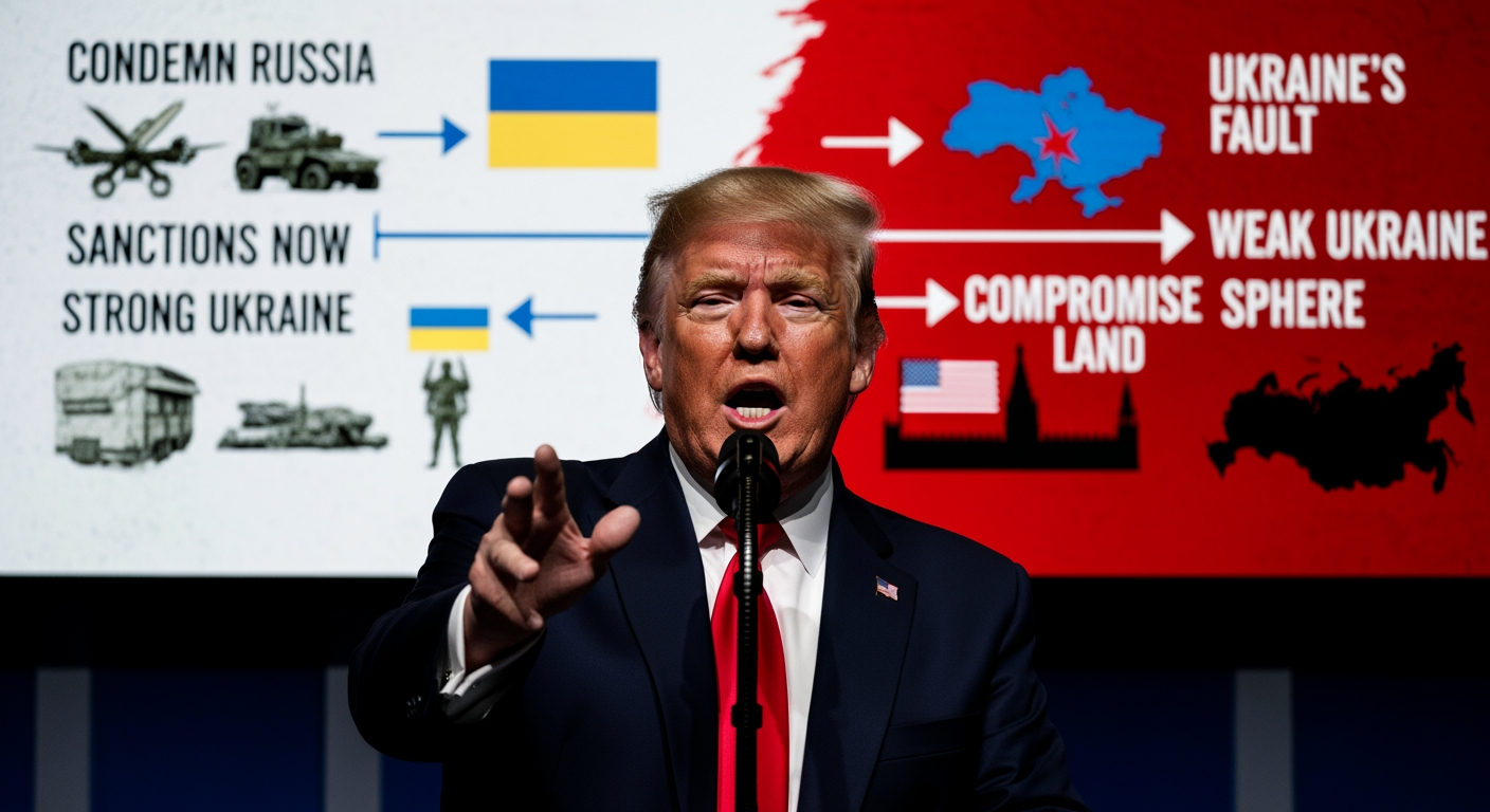 川普對俄烏議題的言論、立場轉變及「髮夾彎」時間軸