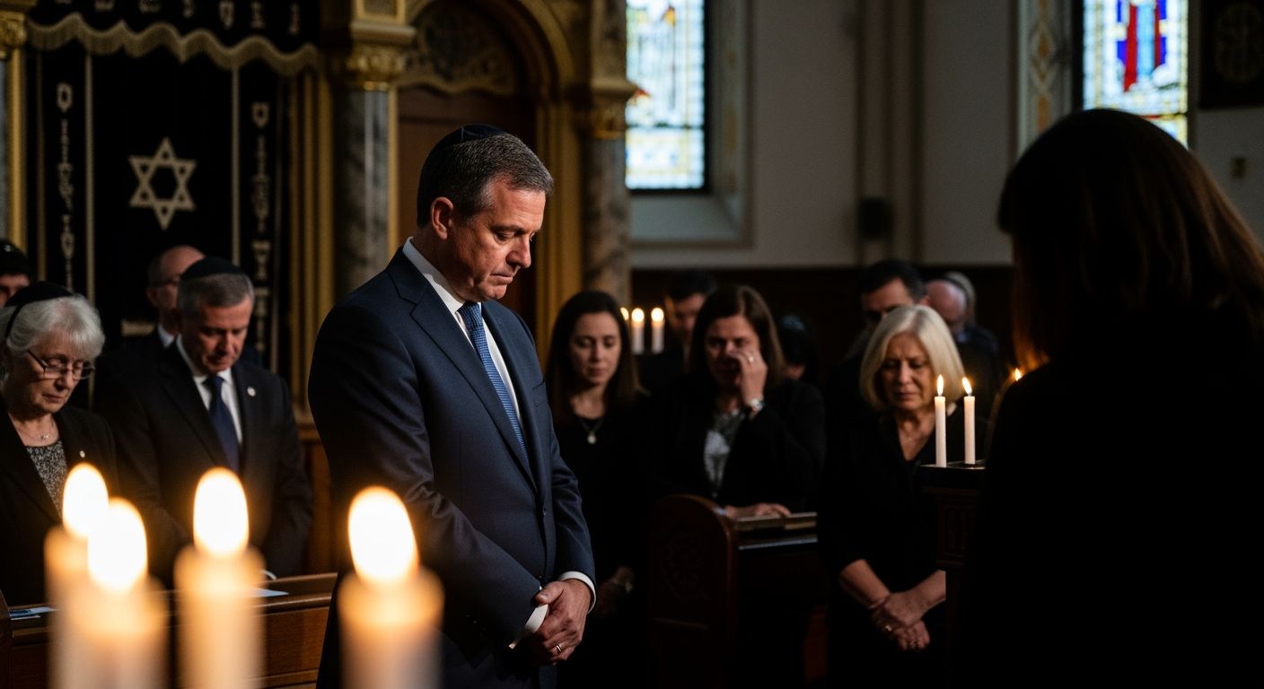 艾班尼斯前往雪梨猶太會堂，悼念邦代攻擊案受害者