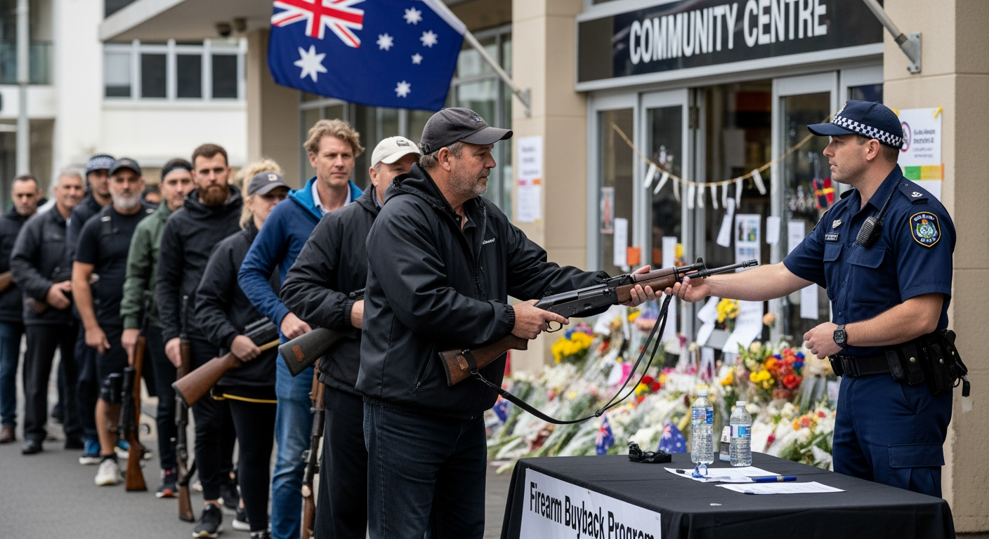 邦代大屠殺後，澳洲宣布槍枝回購計畫