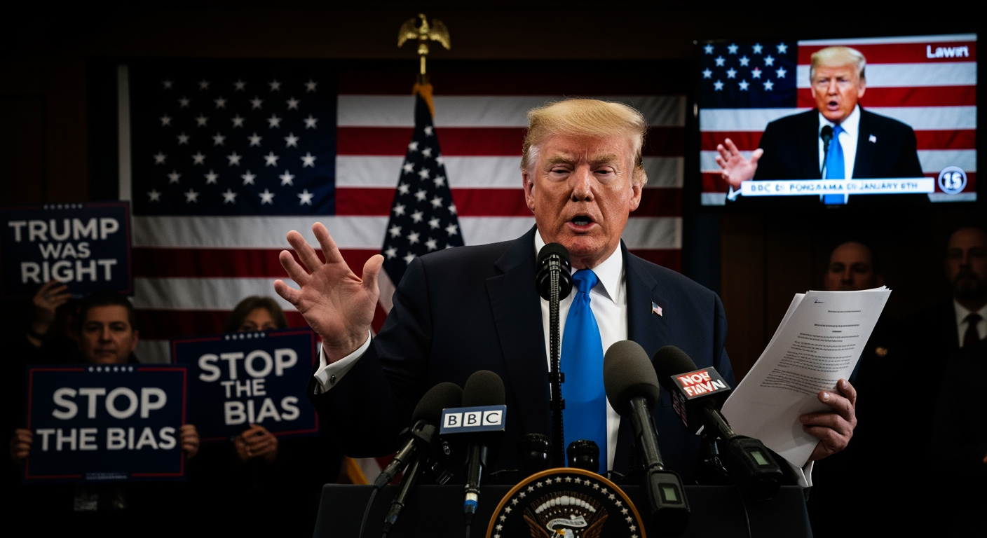不滿1月6日演說遭剪輯，川普怒告BBC求償100億美元