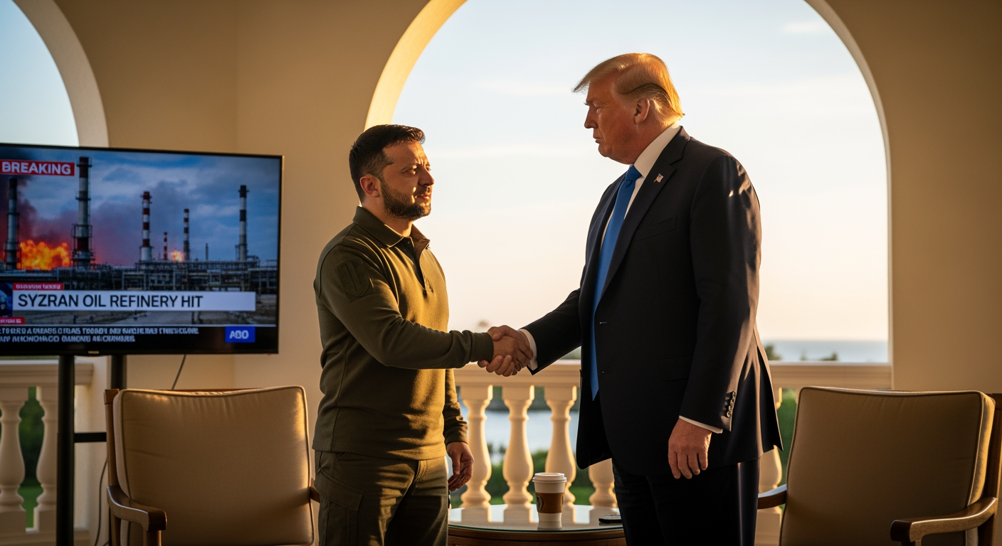 烏克蘭戰況直播：俄軍加強空襲後，澤倫斯基將赴佛州與川普進行和談