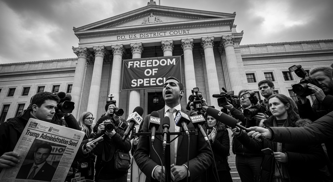 在面臨驅逐威脅後，英國運動人士對川普政府發起法律挑戰