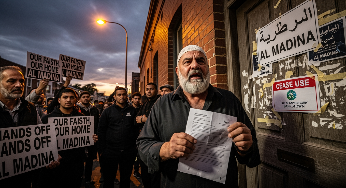 雪梨市議會尋求關閉與爭議傳教士維薩姆·哈達德（Wisam Haddad）有關的伊斯蘭中心