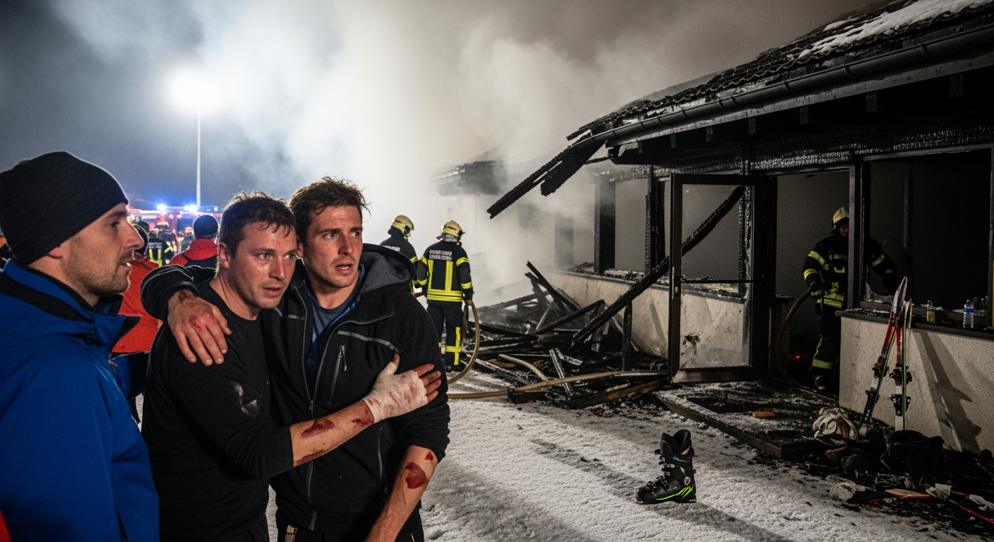 瑞士滑雪勝地克萊恩—蒙塔納一間酒吧發生火災，造成約40人死亡、100人受傷