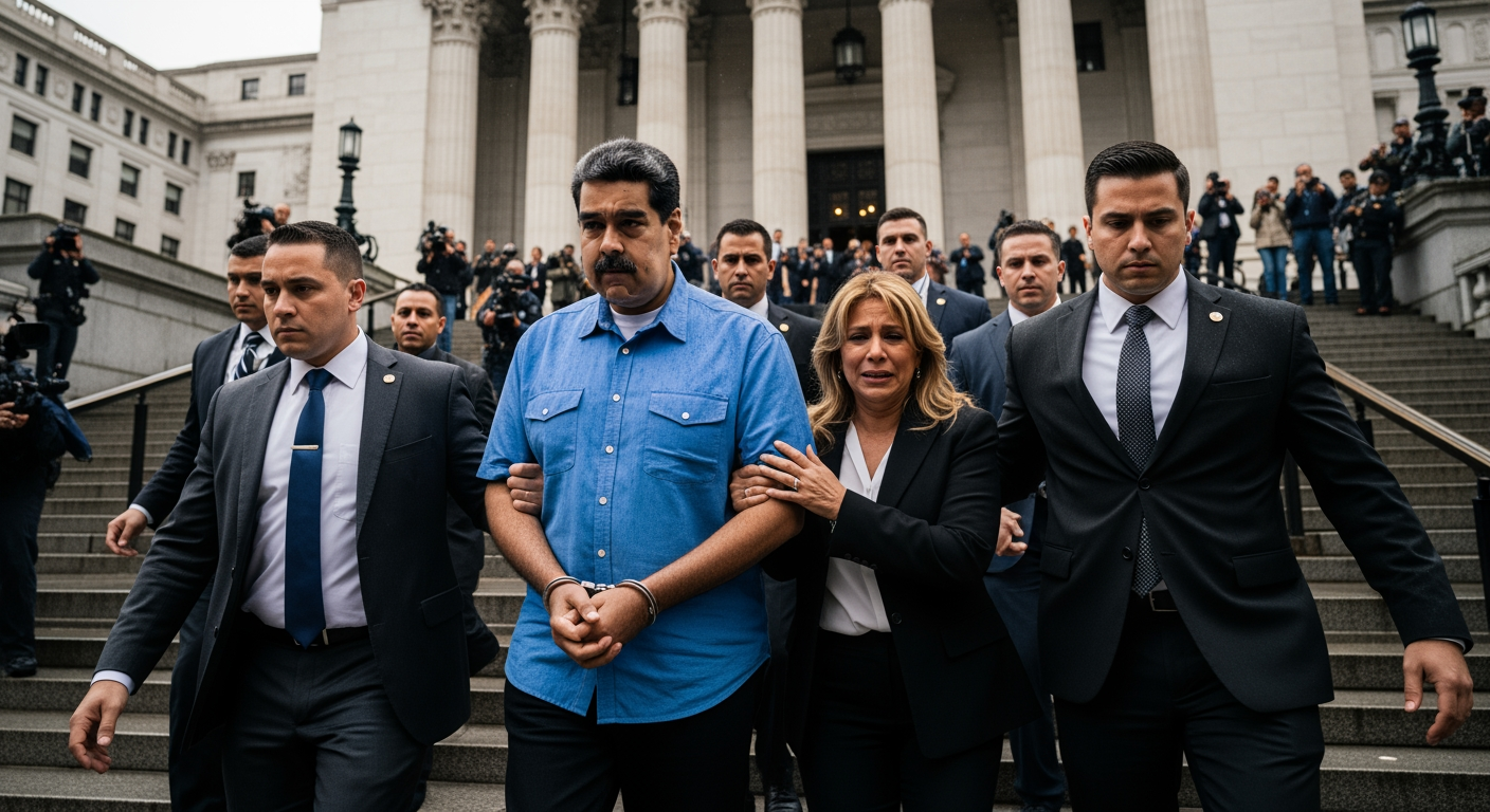 即時更新：委內瑞拉總統馬杜洛夫婦將於曼哈頓聯邦法院受審