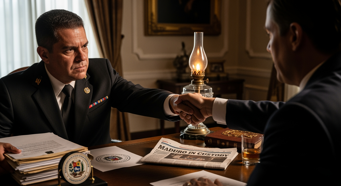 隨著馬杜洛遭美國拘留，其親信開始向川普示好